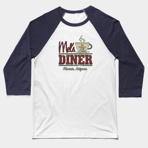 Mel's Diner Vintage Baseball T-Shirt by JCD666